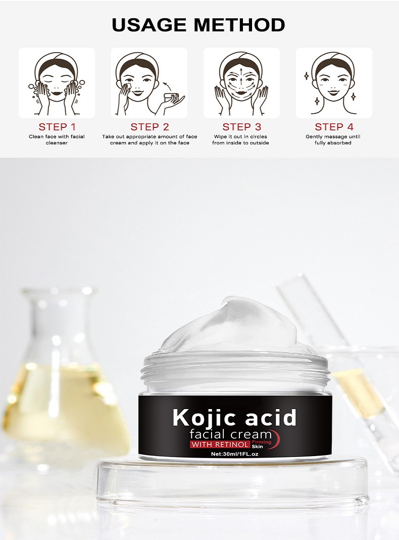 OEM Kojic Acid မျက်နှာခရင်မ်