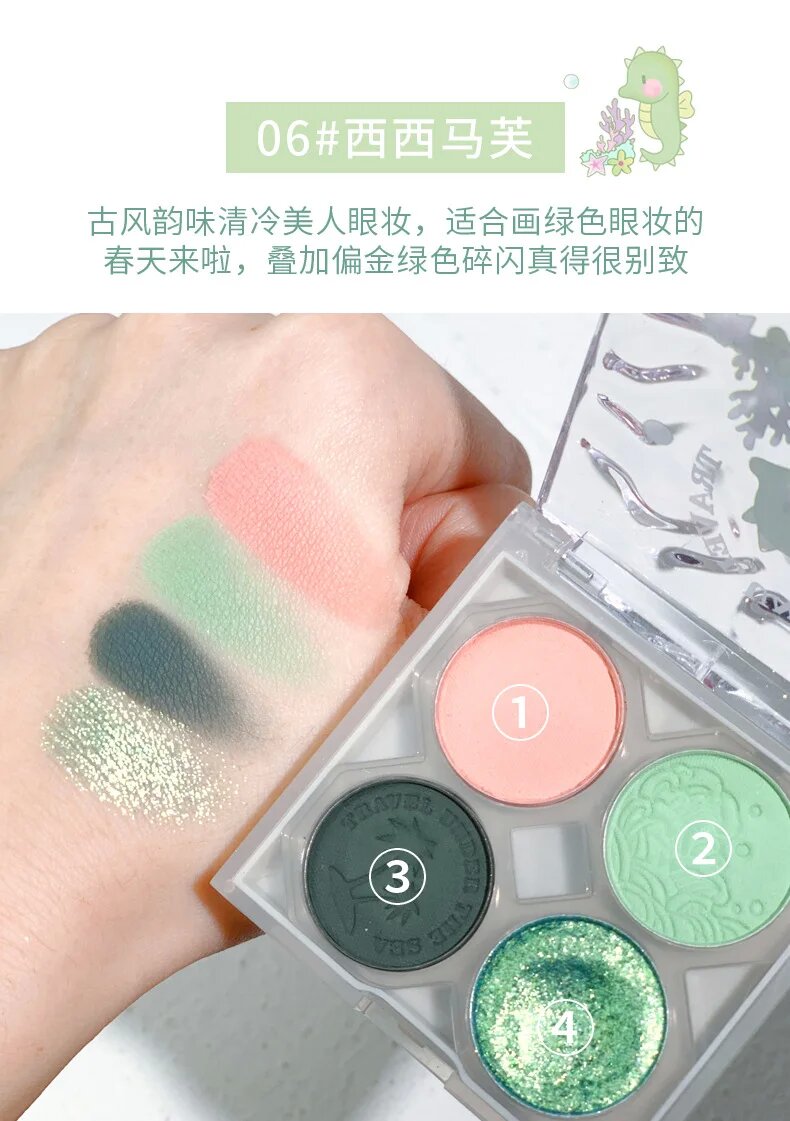 pabrik eye shadow hijau