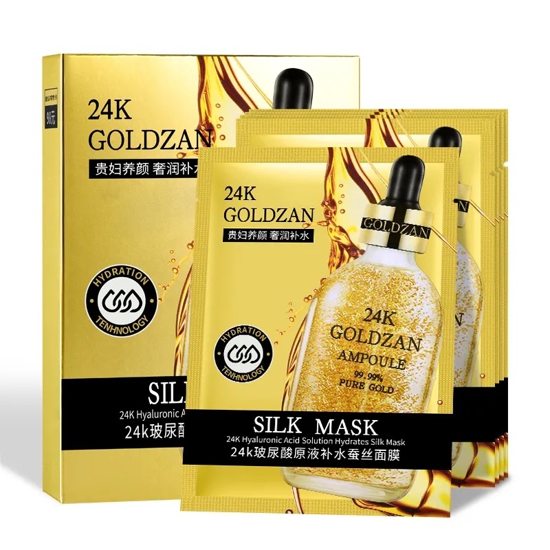 24k gold collagen facial mask