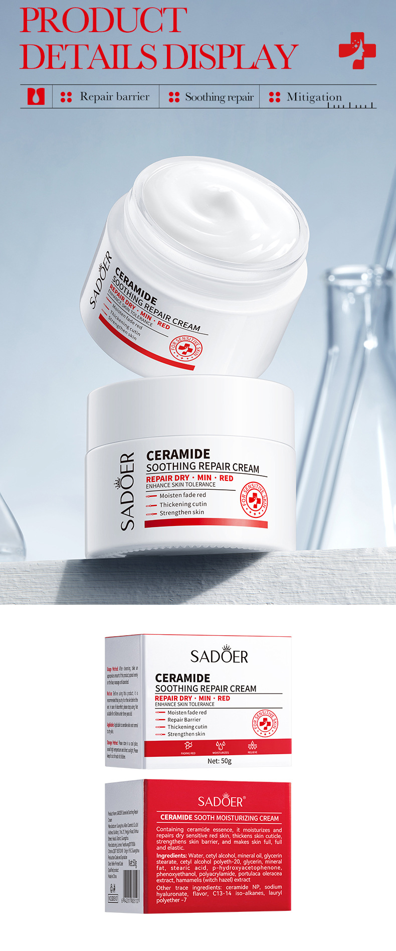 Ceramide Soothing Repair Cream (10)