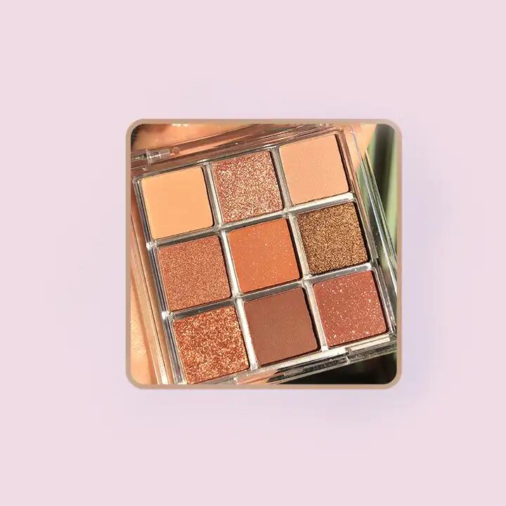 private label brown eye shadow