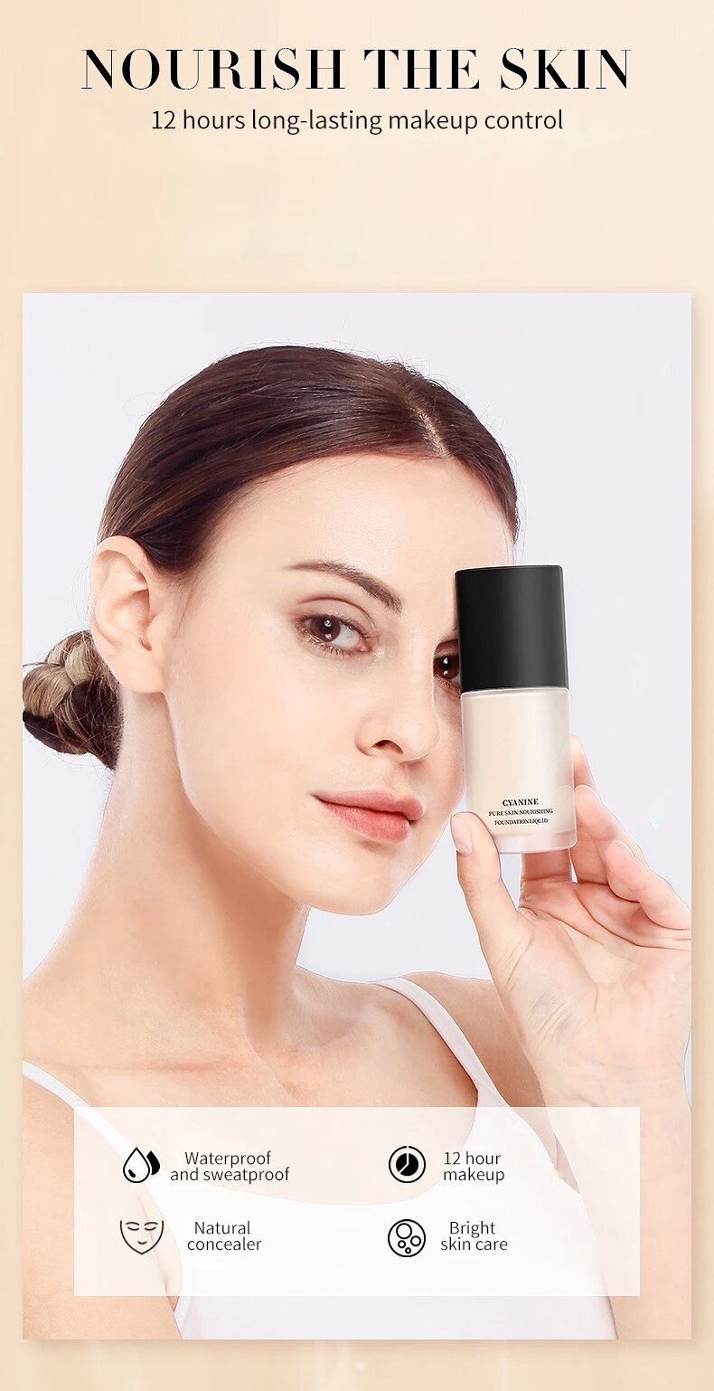 private label waterproof foundation