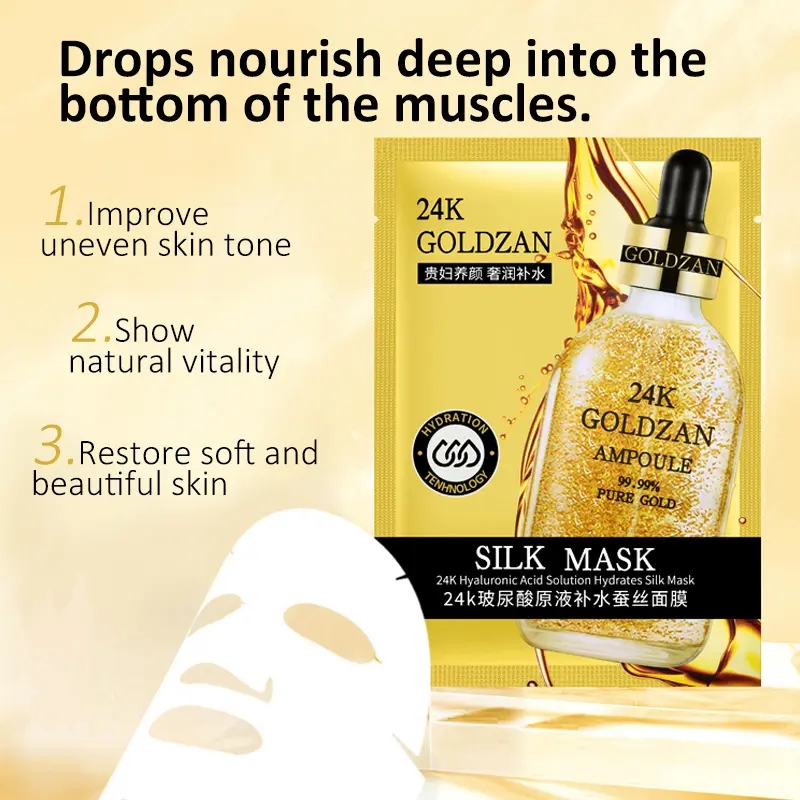 wholesaler gold collagen facial mask